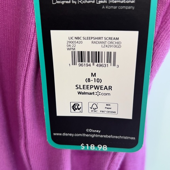 Tim Burton’s the nightmare before Christmas sleepwear - Picture 2 of 4